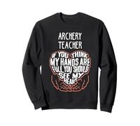 I Train Archery Super Heroes - Gráfico para Maestros Sudadera