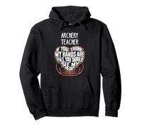 I Train Archery Super Heroes - Gráfico para Maestros Sudadera con Capucha