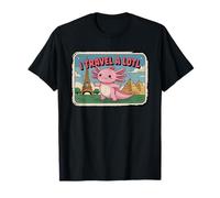 I Travel A Lotl, Funny Axolotl Travelling Camiseta