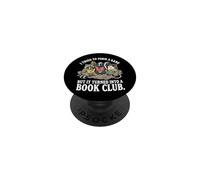I Tried To Form A Gang But It Turned Into A Book Club PopSockets PopGrip Adhesivo