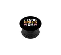 I Turn Grills On PopSockets PopGrip Adhesivo
