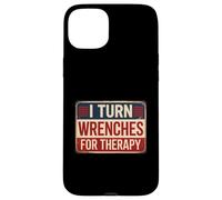 I Turn Wrenches For Therapy Carcasa para iPhone 15 Plus