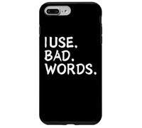 I Use Bad Words Funny Snarky Unfiltered Drinking Party Carcasa para iPhone 7 Plus/8 Plus