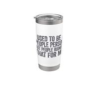 I Used To Be A People Person But People Ruined That For Me Vaso térmico de acero inoxidable de doble pared