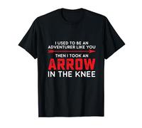 I Used To Be An Adventurer Like You Funny RPG Gamer Chicos Hombres Camiseta