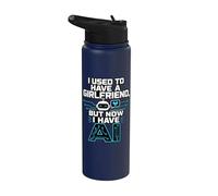 I Used To Have A Girlfriend But Now I Have AI Funny AI Stainless Steel Insulated Water Bottle