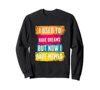 I Used To Have Dreams Now I Have Memes Funny Internet Humor Sudadera