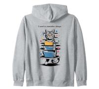 I Used to Remember Things... Funny PC Inept Cat Retro Sudadera con Capucha