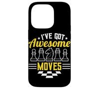 I’ve Got Awesome Moves Funny Chess Design Carcasa para iPhone 14 Pro