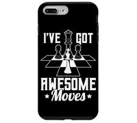 I’ve Got Awesome Moves Funny Chess Design Carcasa para iPhone 7 Plus/8 Plus