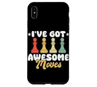 I’ve Got Awesome Moves Funny Chess Design Carcasa para iPhone XS MAX
