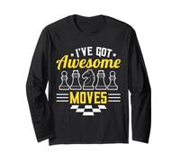 I’ve Got Awesome Moves Funny Chess Design Manga Larga