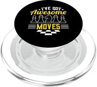I’ve Got Awesome Moves Funny Chess Design PopSockets PopGrip para MagSafe