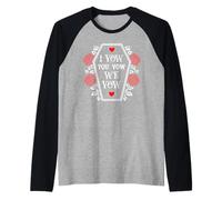 I Vow You Vow We Vow Dark Romance Smutty Book Smutt Reading Camiseta Manga Raglan