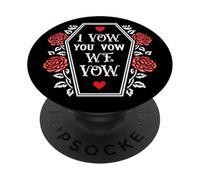 I Vow You Vow We Vow Dark Romance Smutty Book Smutt Reading PopSockets PopGrip Adhesivo
