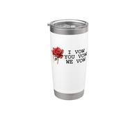 I Vow You Vow We Vow Merch Smutty Book Lover Dark Romance Vaso térmico de acero inoxidable de doble pared