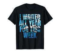 I Waited All Year For This Week Shark Ocean Conservation Camiseta
