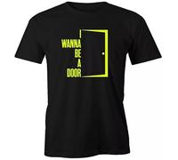 I Wanna BE A Door Adored The Stone Roses Parody - Camiseta para hombre, talla S a 5XL, camiseta negra, M