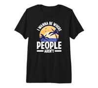 I Wanna Be Where People Aren't Persona Introvertida Camiseta Premium