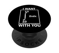 I Want 69 with You Integral matemática Divertida PopSockets PopGrip Adhesivo