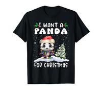 I Want A Donkey For Christmas Santa Hat Funny Xmas Camiseta