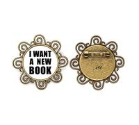 I want a new book art deco fashion flower brosche pins jewelry for girls, M