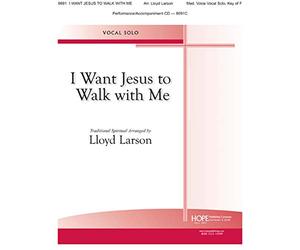 I Want Jesus to Walk with Me - Medium Voice, Piano and Rhythm - Book