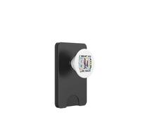 I Want My 80s Life Back Arte Retro geométrico Ochenta PopSockets PopWallet para MagSafe