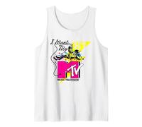 I Want My MTV Retro Astronaut Music Televisión Logo Camiseta sin Mangas