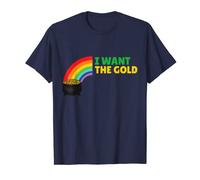 I Want The Gold Shirt - Día de San Patricio con el arco iris del duende Camiseta