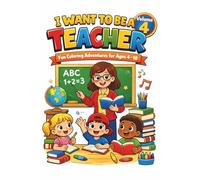 I want to be a teacher: Fun Coloring Adventures for Ages 4-10