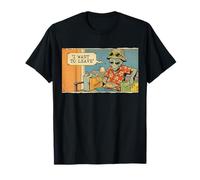 I Want To Leave Alien Tourist Retro Comic Sci-Fi Funny Camiseta