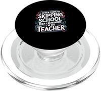 I Want to Skip School But I'm The Teacher ----- PopSockets PopGrip para MagSafe