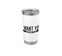 I Want You I Just Can't Flirt Vaso térmico de acero inoxidable de doble pared