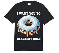 I Want You To Glaze My Hole - Regalos Divertidos de Humor para Adultos Comfort Colors Adult Heavyweight T-Shirt