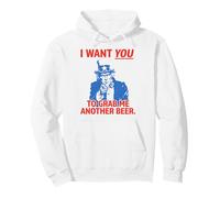 I Want You to Grab Me Another Beer Funny Uncle Sam USA Sudadera con Capucha