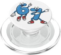 I Was 6 Now 7 Cute Number 6 7 Birthday Party for Girl Kids PopSockets PopGrip para MagSafe