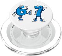 I Was 6 Now 7 Funny 6 7 Birthday Party for Boys Girls Kids PopSockets PopGrip para MagSafe
