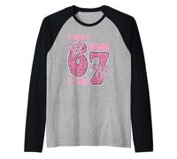 I Was 6 Now I Am 7 Funny 7th Birthday Party Girls Boys Party Camiseta Manga Raglan