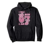 I Was 6 Now I Am 7 Funny 7th Birthday Party Girls Boys Party Sudadera con Capucha