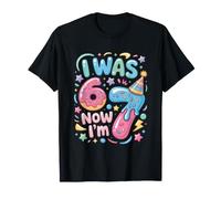 I Was 6 Now I'm 7 7th Birthday 6 7 Kids Boys Birthday Camiseta