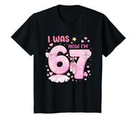 I Was 6 Now I'm 7 Ballet Birthday Shirt Girls 7th Ballerina Camiseta