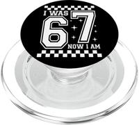 I Was 6 Now I'm 7 Funny 67 Birthday Boys Girls Party PopSockets PopGrip para MagSafe