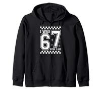 I Was 6 Now I'm 7 Funny 67 Birthday Boys Girls Party Sudadera con Capucha