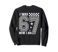 I Was 6 Now I'm 7 Funny 7 Years Old 6 7 Birthday Party Kids Sudadera