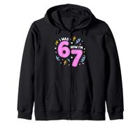 I Was 6 Now I'm 7 Funny 7th Birthday Girl Party Sudadera con Capucha