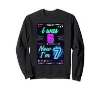 I Was 6 Now I'm 7 Funny 7th Seventh Birthday Kid Sudadera