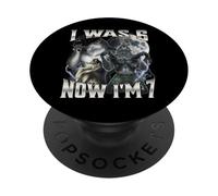 I Was 6 Now I'm 7 PopSockets PopGrip Adhesivo