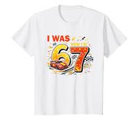 I Was 6 Now I'm 7 Race Car Birthday Shirt Boys 7th Birthday Camiseta