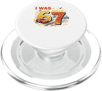 I Was 6 Now I'm 7 Race Car Birthday Shirt Boys 7th Birthday PopSockets PopGrip para MagSafe